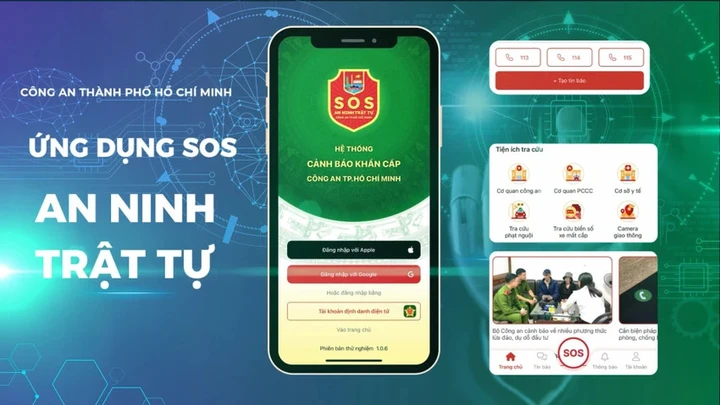 Ứng dụng SOS An ninh trật tự: Kh&ocirc;ng thờ ơ trước h&agrave;nh vi phạm tội, vi phạm ph&aacute;p luật- Ảnh 1.