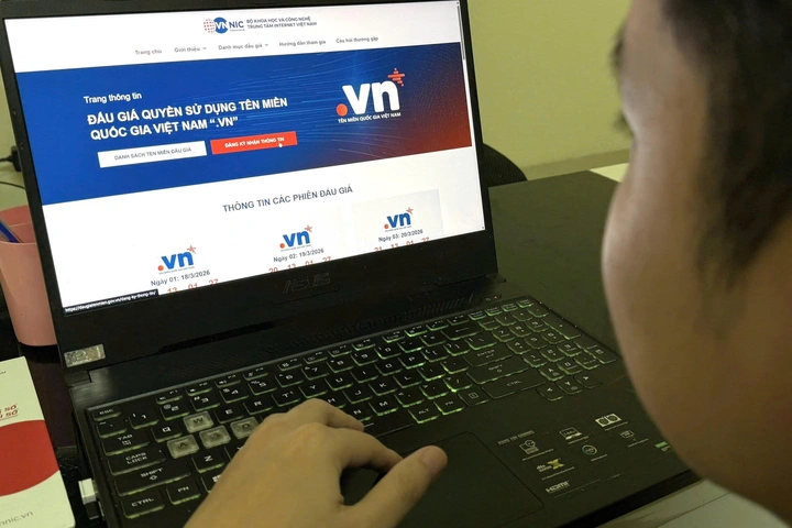 Lần đầu đưa 50 tên miền “.vn” 2 ký tự ra đấu giá công khai trong năm 2026 - Ảnh 1.