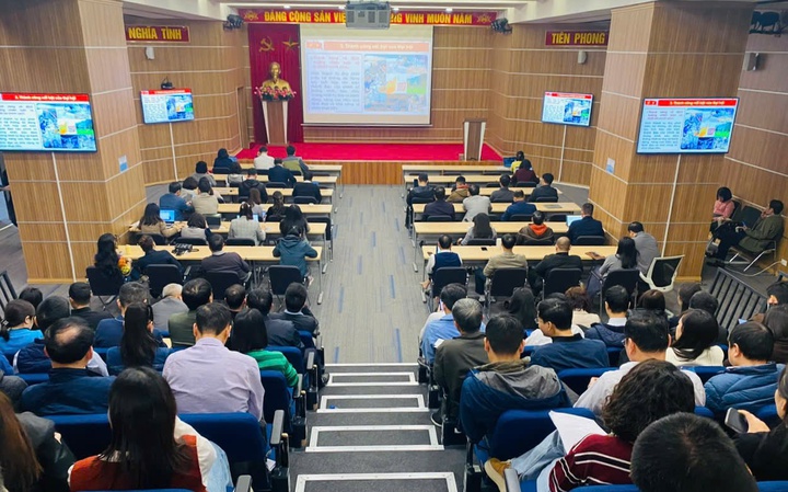 Bộ Khoa học v&agrave; C&ocirc;ng nghệ học tập, qu&aacute;n triệt v&agrave; triển khai Nghị quyết Đại hội XIV của Đảng- Ảnh 4.