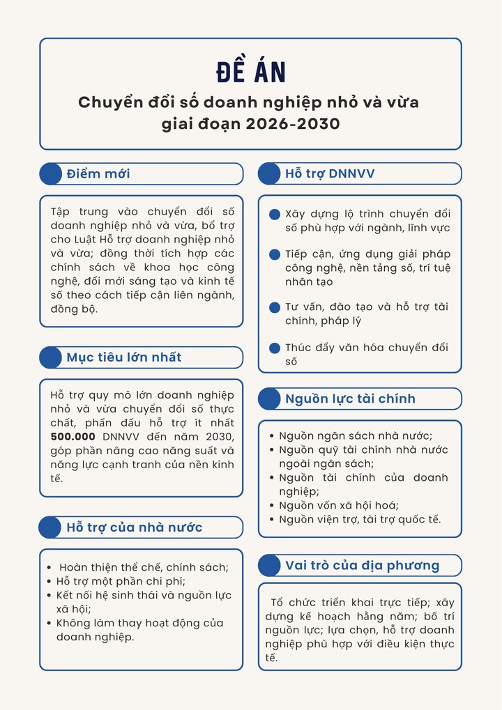 500.000 doanh nghiệp nhỏ v&agrave; vừa sẽ được hỗ trợ chuyển đổi số đến năm 2030- Ảnh 1.