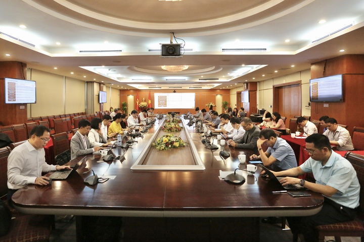 Toàn cảnh điểm cầu Bộ KH&amp;CN.