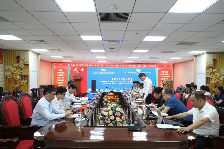 PTIT v&agrave; Sở KH&CN tỉnh Sơn La hợp t&aacute;c về khoa học c&ocirc;ng nghệ, đổi mới s&aacute;ng tạo v&agrave; chuyển đổi số- Ảnh 1.