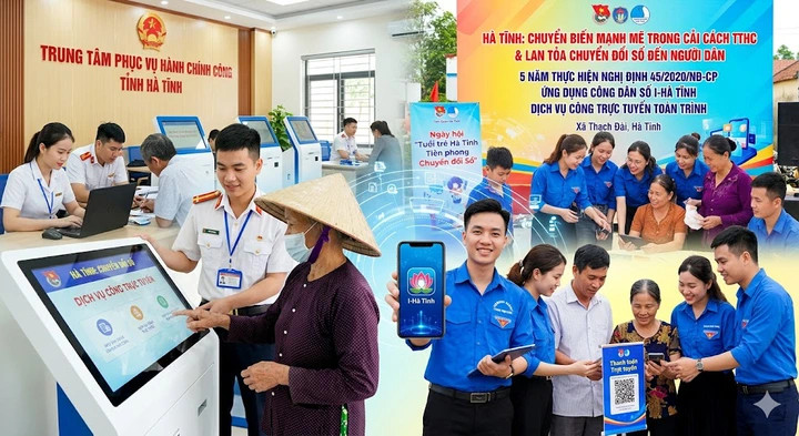 H&agrave; Tĩnh chuyển biến mạnh mẽ trong cải c&aacute;ch thủ tục h&agrave;nh ch&iacute;nh, lan tỏa chuyển đổi số đến người d&acirc;n- Ảnh 1.