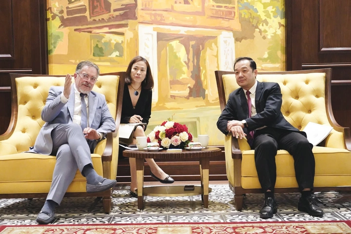 Bộ KH&CN l&agrave;m việc với Tập đo&agrave;n Thales, trao đổi hợp t&aacute;c trong lĩnh vực vệ tinh v&agrave; c&ocirc;ng nghệ- Ảnh 1.