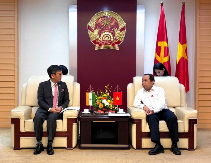 Việt Nam - Ấn Độ trao đổi hợp t&aacute;c b&aacute;n dẫn, AI v&agrave; chuyển đổi số - Ảnh 1.