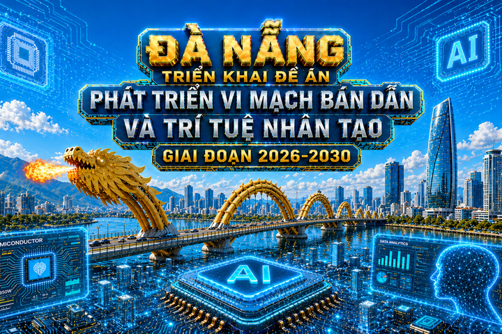 Đ&agrave; Nẵng tăng tốc ph&aacute;t triển b&aacute;n dẫn, AI, lấy chuyển đổi số v&agrave; &ldquo;b&igrave;nh d&acirc;n học vụ số&rdquo; l&agrave;m nền tảng - Ảnh 1.