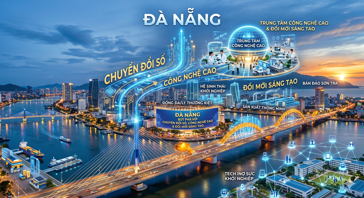 Đ&agrave; Nẵng tăng tốc chuyển đổi số, tạo động lực tăng trưởng từ Khu c&ocirc;ng nghệ cao - Ảnh 1.