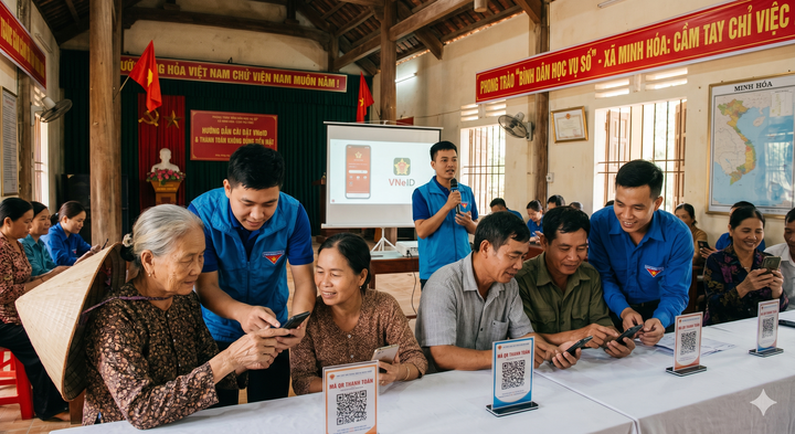 X&atilde; Minh H&oacute;a: Khi "B&igrave;nh d&acirc;n học vụ số" trở th&agrave;nh nhịp cầu đưa người d&acirc;n v&agrave;o kỷ nguy&ecirc;n mới- Ảnh 1.