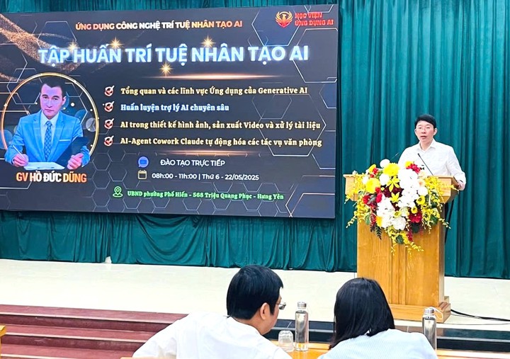 Ứng dụng AI v&agrave;o c&ocirc;ng việc h&agrave;nh ch&iacute;nh: Hướng đi mới từ phường Phố Hiến - Ảnh 2.