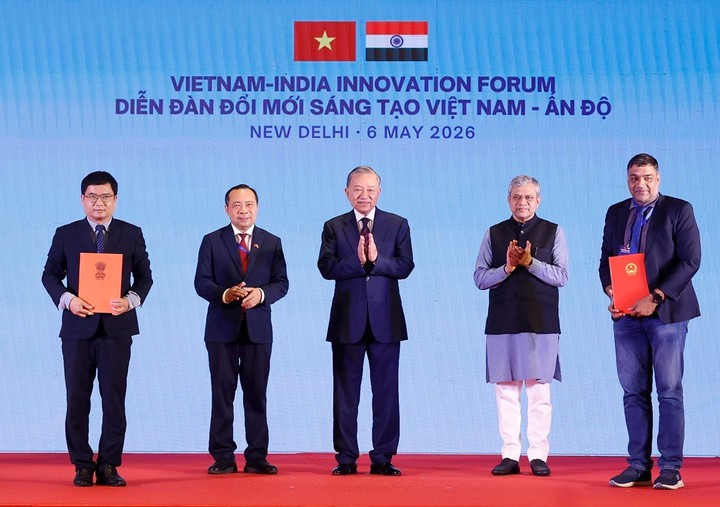 Viet Nam and India Exchange Cooperation Documents in Science, Technology and Innovation - Ảnh 1.