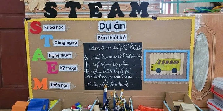C&ocirc;ng nghệ số v&agrave; STEM tạo m&ocirc;i trường học tập mới cho trẻ mầm non - Ảnh 1.