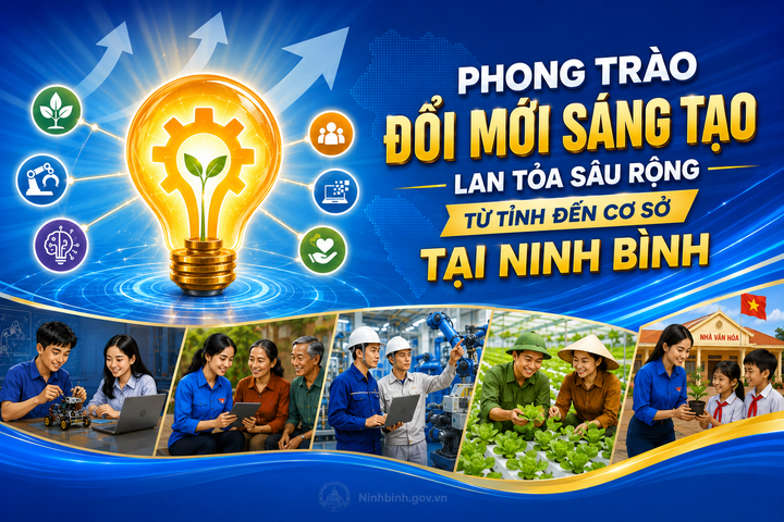 Phong tr&agrave;o đổi mới s&aacute;ng tạo lan tỏa s&acirc;u rộng từ tỉnh đến cơ sở tại Ninh B&igrave;nh- Ảnh 1.