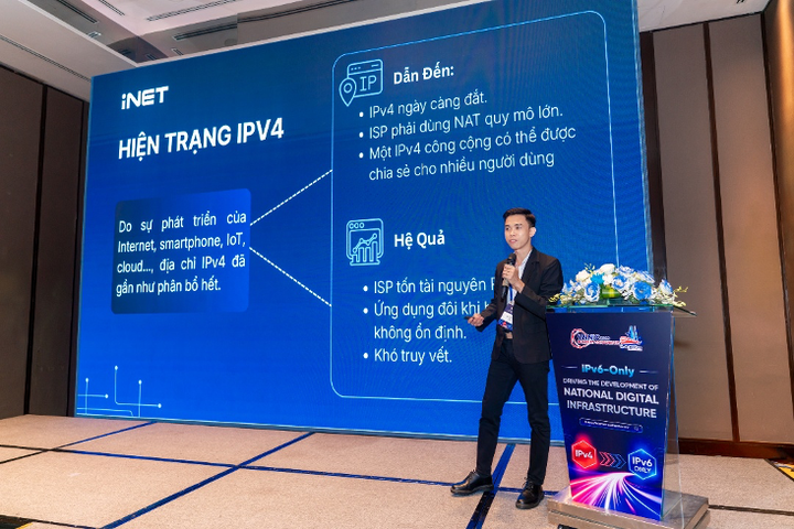 Ông Nguyễn Anh Trúc, Giám đốc Kinh doanh Nhà đăng ký iNET.