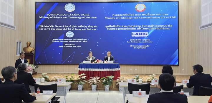 Th&uacute;c đẩy hợp t&aacute;c Việt Nam - L&agrave;o về ph&aacute;t triển hạ tầng tin cậy số v&agrave; ứng dụng chữ k&yacute; số- Ảnh 1.