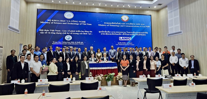 Th&uacute;c đẩy hợp t&aacute;c Việt Nam - L&agrave;o về ph&aacute;t triển hạ tầng tin cậy số v&agrave; ứng dụng chữ k&yacute; số- Ảnh 2.