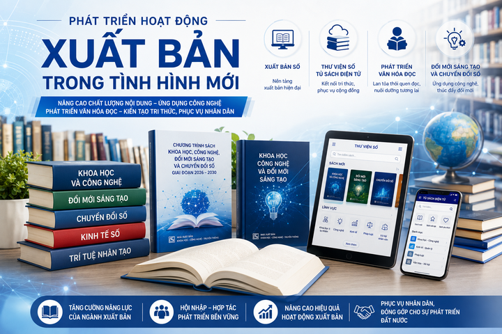 Bộ Khoa học v&agrave; C&ocirc;ng nghệ ban h&agrave;nh Kế hoạch triển khai Chỉ thị của Ban B&iacute; thư về tăng cường sự l&atilde;nh đạo của Đảng đối với hoạt động xuất bản trong t&igrave;nh h&igrave;nh mới- Ảnh 1.