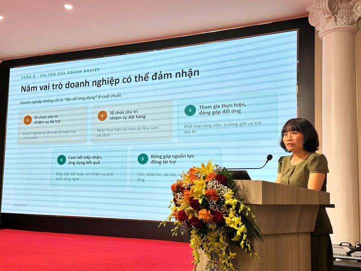 NAFOSTED th&uacute;c đẩy doanh nghiệp tham gia nghi&ecirc;n cứu, đồng t&agrave;i trợ v&agrave; đặt h&agrave;ng R&D- Ảnh 4.