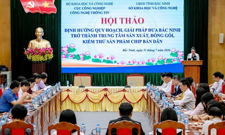 Mục tiêu đưa Bắc Ninh trở thành trung tâm sản xuất, đóng gói, kiểm thử chip bán dẫn - Ảnh 3.