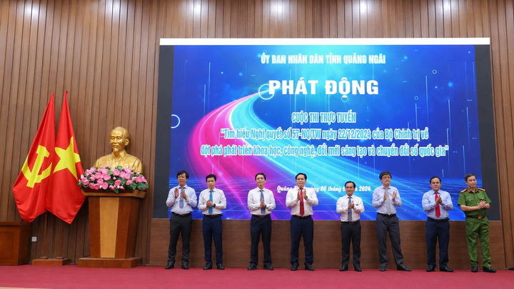 Quảng Ngãi tổ chức cuộc thi trực tuyến tìm hiểu Nghị quyết 57 - Ảnh 1.