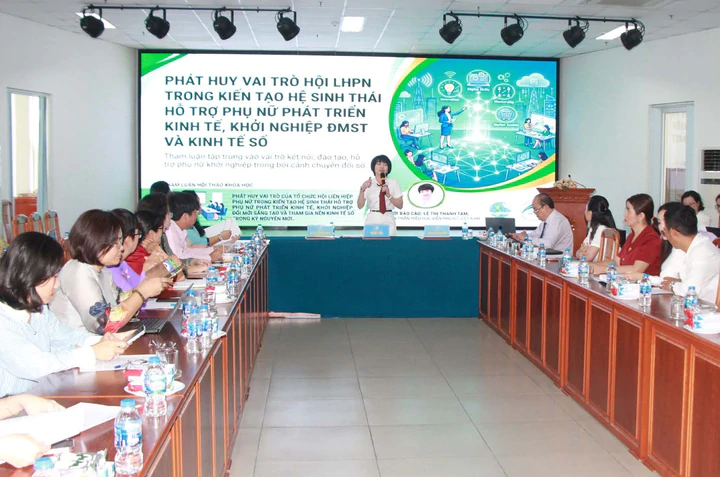 Đưa khoa học, c&ocirc;ng nghệ v&agrave;o hỗ trợ phụ nữ ph&aacute;t triển kinh tế- Ảnh 1.