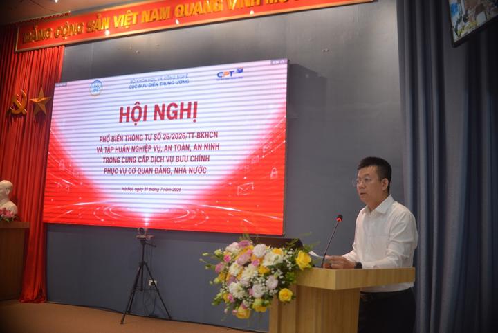 Phổ biến, tập huấn nghiệp vụ, an toàn, an ninh trong cung cấp dịch vụ bưu chính phục vụ cơ quan Đảng, Nhà nước- Ảnh 2.