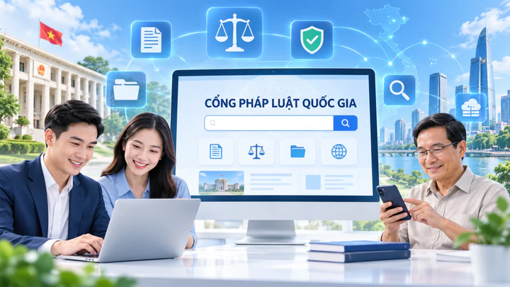 Một điểm truy cập, nhiều th&ocirc;ng tin ph&aacute;p luật ch&iacute;nh thống- Ảnh 1.