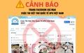 Cảnh báo về trang fanpage giả mạo Cuộc thi Viết thư quốc tế UPU tại Việt Nam