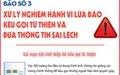 Xử lý nghiêm hành vi lừa đảo kêu gọi từ thiện và đưa thông tin sai lệch về bão số 3