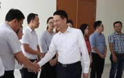 Bộ trưởng Nguyễn Mạnh Hùng thăm và chúc mừng một số cơ quan báo chí