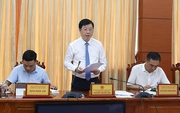 Thứ trưởng Bộ TT&TT Nguyễn Thanh Lâm kiểm tra thực hiện sắp xếp đơn vị hành chính tại An Giang