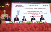 Lan tỏa tinh thần hiếu học, trọng tri thức từ bộ tem bưu chính Lê Quý Đôn