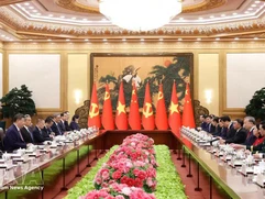General Secretary and President of Vietnam holds talks with Chinese counterpart