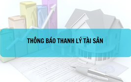 Thông báo về việc thanh lý tài sản theo hình thức chỉ định