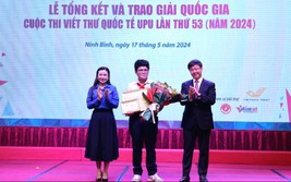 Trao giải Cuộc thi viết thư quốc tế UPU lần thứ 53 năm 2024