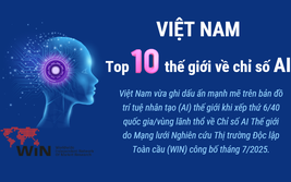 Thứ hạng gây bất ngờ của Việt Nam trên Bảng Chỉ số trí tuệ nhân tạo thế giới
