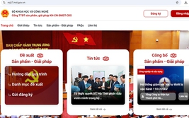 Cổng Nghị quyết 57 - Nền tảng số kết nối sản phẩm, giải pháp khoa học công nghệ thúc đẩy đổi mới sáng tạo quốc gia