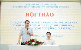 NAFOSTED hỗ trợ doanh nghiệp tiếp cận nguồn tài trợ thực hiện nhiệm vụ KH&CN cấp quốc gia