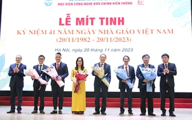 Học viện Công nghệ Bưu chính Viễn thông mít-tinh kỷ niệm 41 năm ngày Nhà giáo Việt Nam
