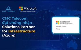 CMC Telecom đạt chứng nhận Solutions
Partner for Infrastructure (Azure)