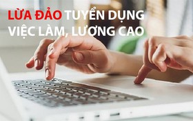 Tuyển dụng qua mạng xã hội: Cảnh giác lời mời "việc nhẹ lương cao"!