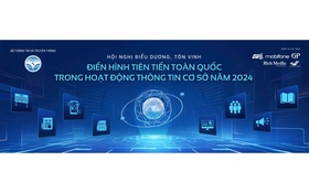 Thông cáo báo chí và Hình ảnh: Hội nghị biểu dương, tôn vinh điển hình tiên tiến toàn quốc trong hoạt động thông tin cơ sở năm 2024