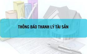 Thông báo về việc thanh lý tài sản theo hình thức chỉ định