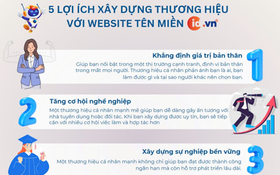 Khẳng định giá trị riêng và nâng cấp thương hiệu cá nhân khi sử dụng website tên miền quốc gia Việt Nam