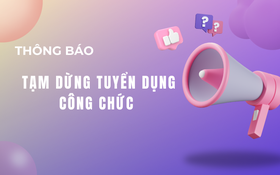 Tạm dừng tuyển dụng công chức của Bộ Thông tin và Truyền thông năm 2024 theo Nghị định số 140/2017/NĐ-CP