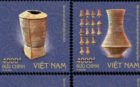 Phát hành bộ tem “Bảo vật quốc gia: Đồ gốm”