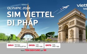 Viettel ưu đãi data roaming không giới hạn tại Pháp dịp Thế vận hội mùa hè