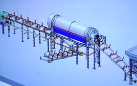 Hệ thống xay và phân loại rác thải