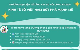 Kinh tế số Việt Nam bứt phá mạnh mẽ: Thương mại điện tử tăng 42% so với cùng kỳ năm 2024