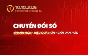 Bộ Khoa học và Công nghệ công bố bộ nhận diện Ngày Chuyển đổi số quốc gia 10.10.2025