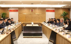 Bộ trưởng Nguyễn Mạnh Hùng tiếp Hội đồng Kinh doanh châu Âu - ASEAN